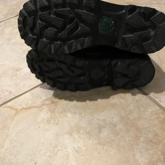 Ariat Brown Leather Western Ankle Boots - Picture 3 of 4